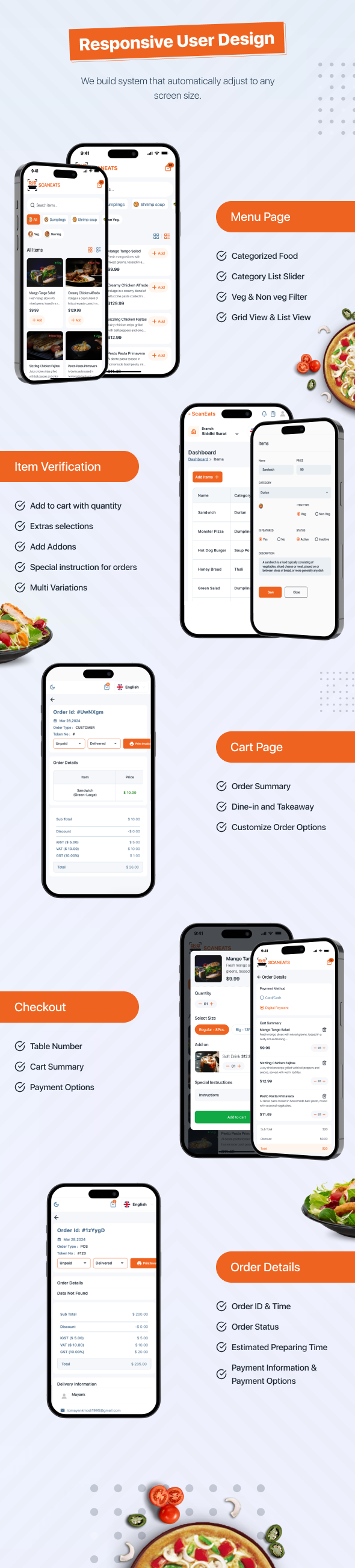 ScanEats - QR Menu Maker and Contactless Table Ordering System Integrated with Restaurant POS - 8
