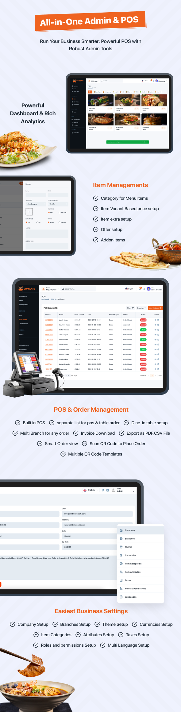 ScanEats - QR Menu Maker and Contactless Table Ordering System Integrated with Restaurant POS - 10