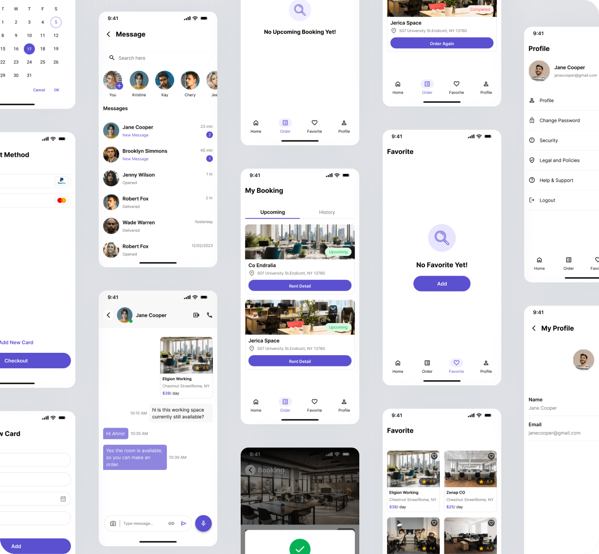 Spaces UI template | Coworking & Meeting Rooms App in Flutter | Book Workspaces App Template - 5