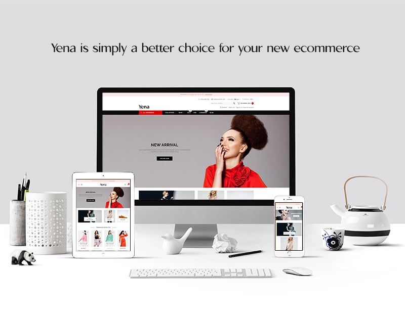 Yena Fashion Store Bootstrap Shopify Theme - TemplateMonster