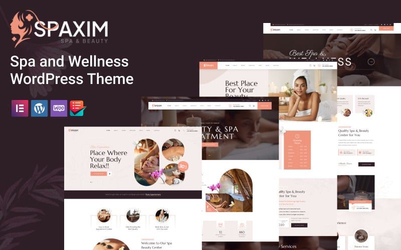 Spaxim - Spa and Wellness WordPress Theme - TemplateMonster