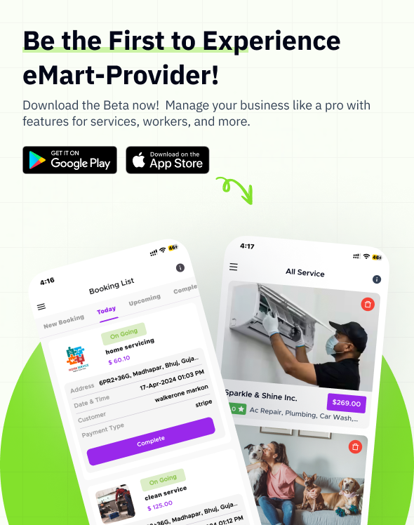 eMart - Service Provider app for On-Demand Service - 4