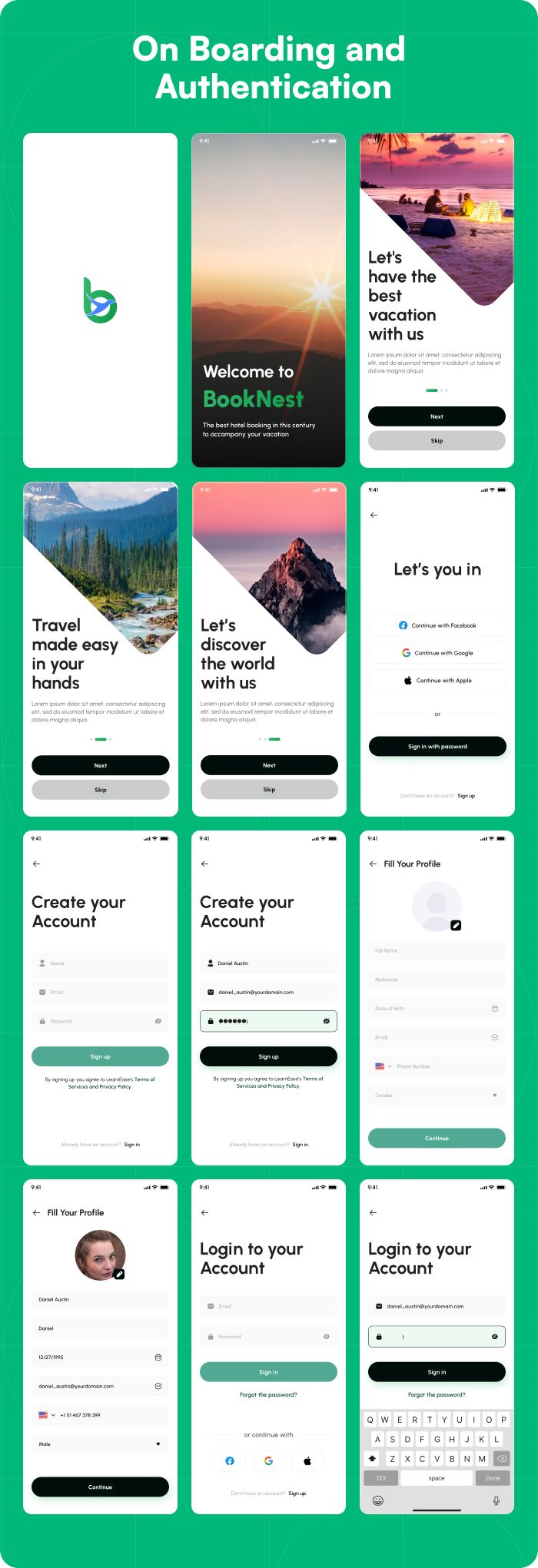 BookNest  - Flutter Hotel Booking App UI Template | Figma Free - 3