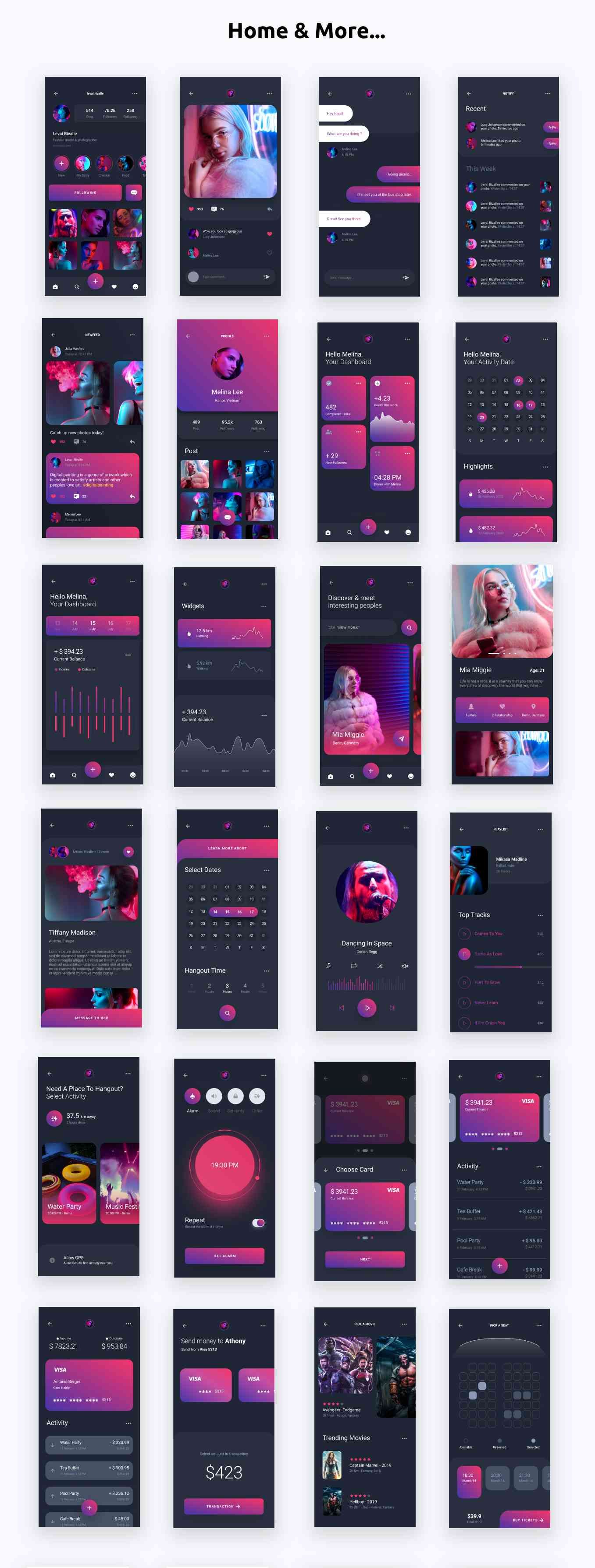 Dating App ANDROID + IOS + Figma (Free) | Flutter | UI Kit | Crushie - 2