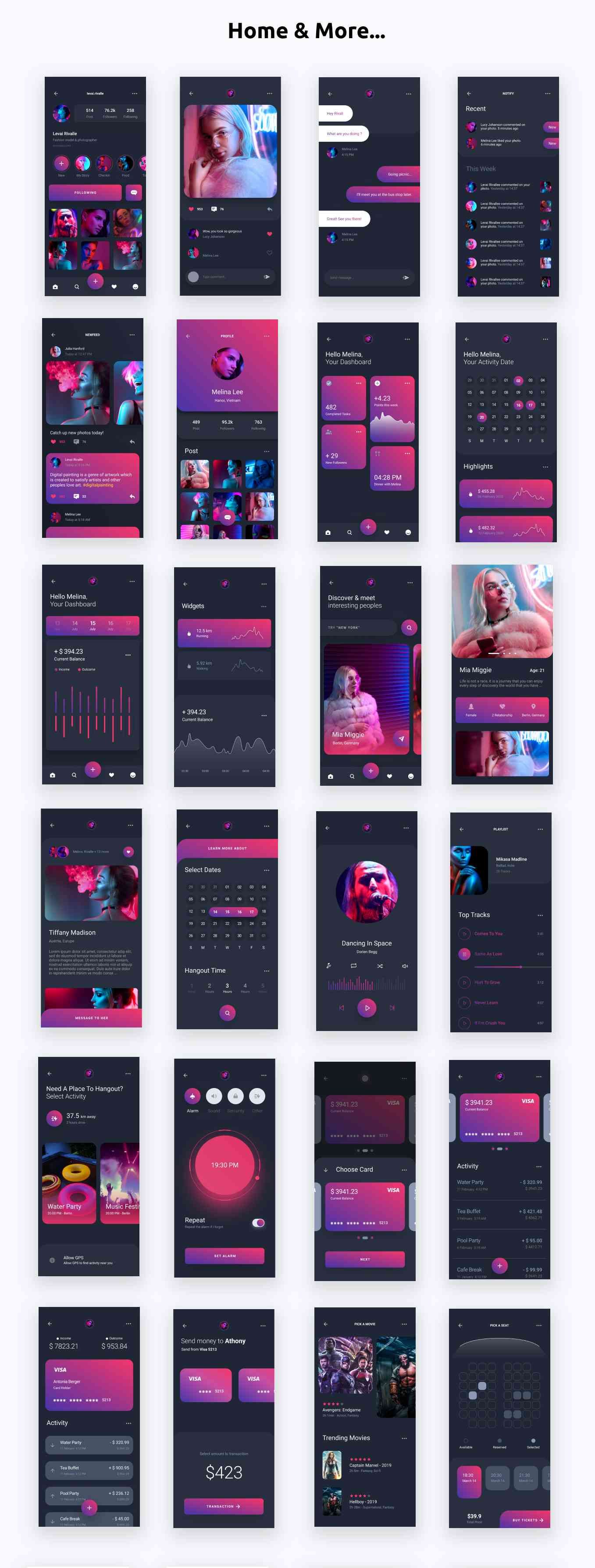 Dating App ANDROID + IOS + Figma (Free) | Reactnative CLI | UI Kit | Crushie - 2