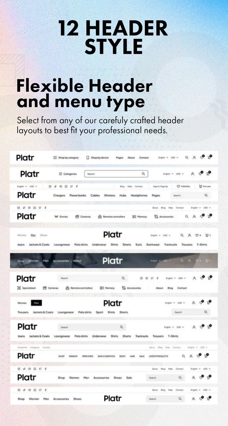 PlatR - Multipurpose Woocommerce Theme - Features Image 4
