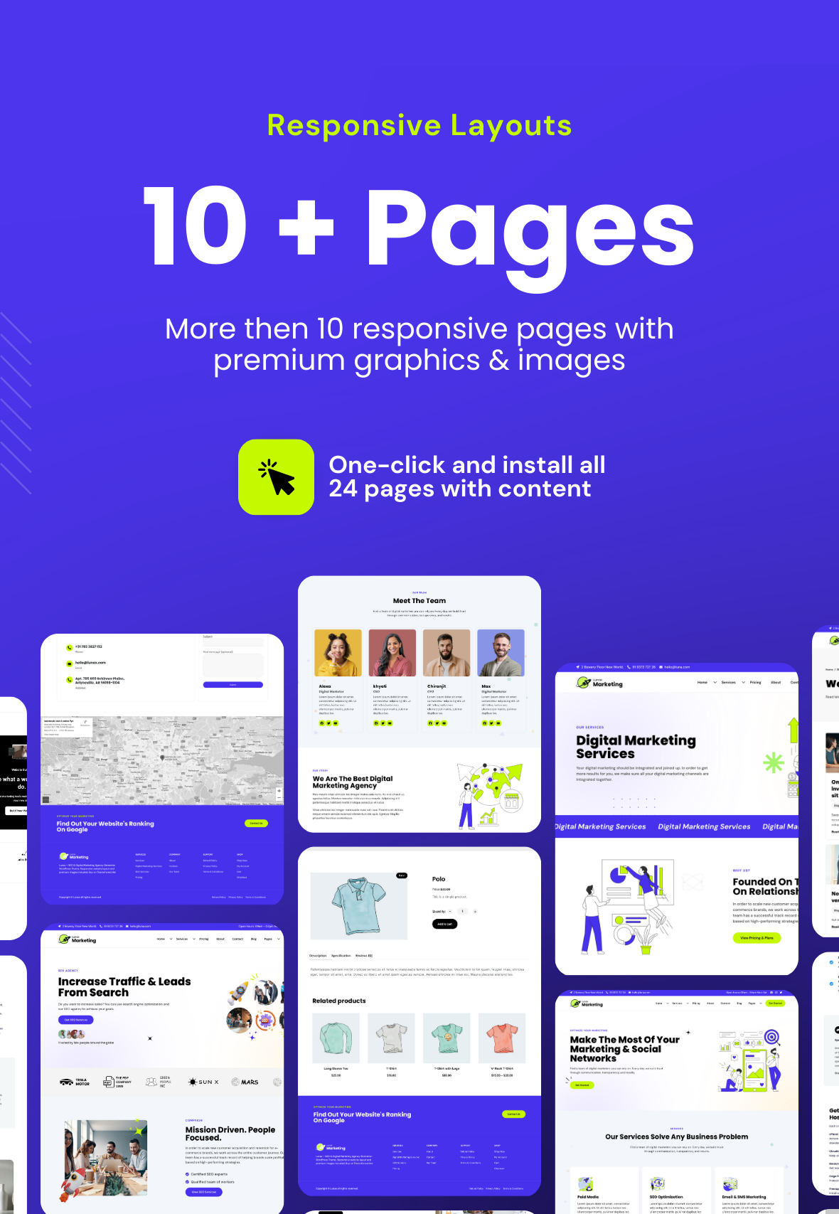 Lunax - Digital Marketing & SEO Agency WordPress Theme - 4