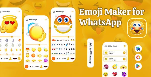 Emoji Maker for WhatsApp - Emoji Sticker Maker - Design Emojis - Emoji Editor - Custom Emoji