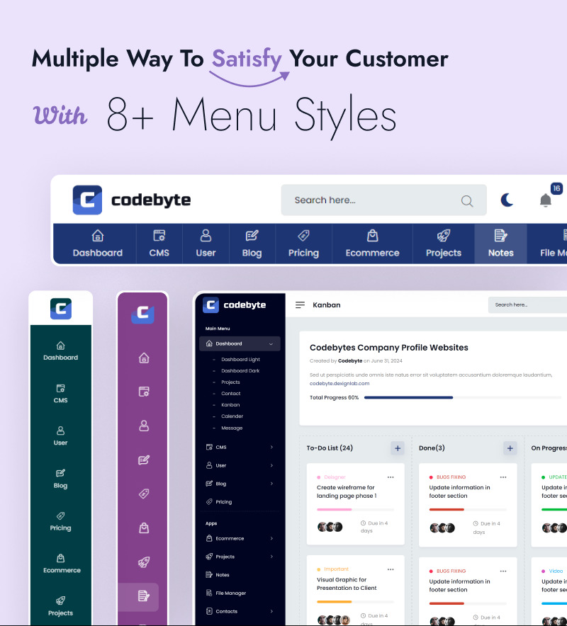 CodeByte – Saas CakePHP Admin Dashboard Bootstrap Template - Features Image 7