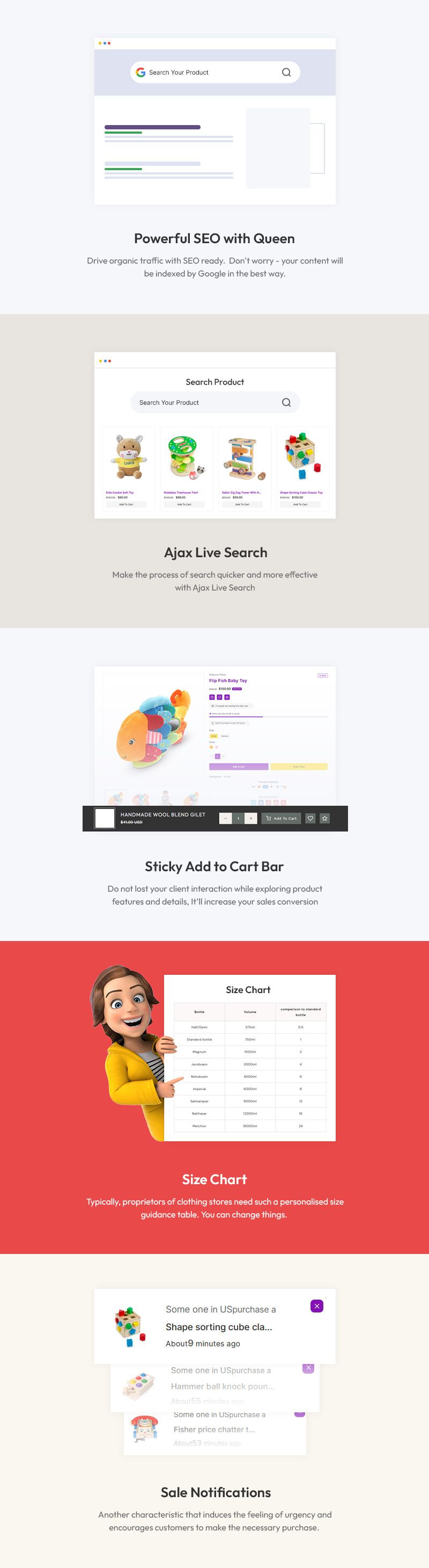 Baby Shop & Kids Toys Store Multipurpose Shopify 2.0 Responsive Theme - Features Image 3