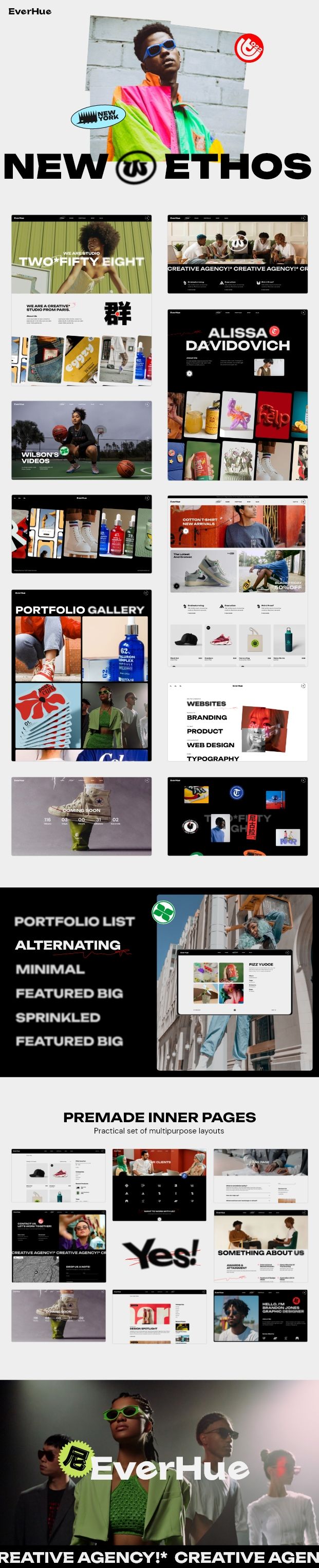 EverHue - Creative Agency & Portfolio WordPress Theme - 2