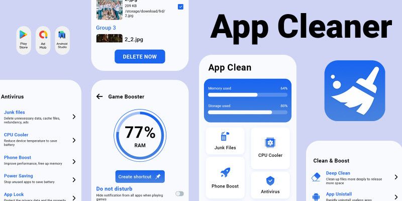 App Cleaner - Android App Source Code by CodeMaxInfotech