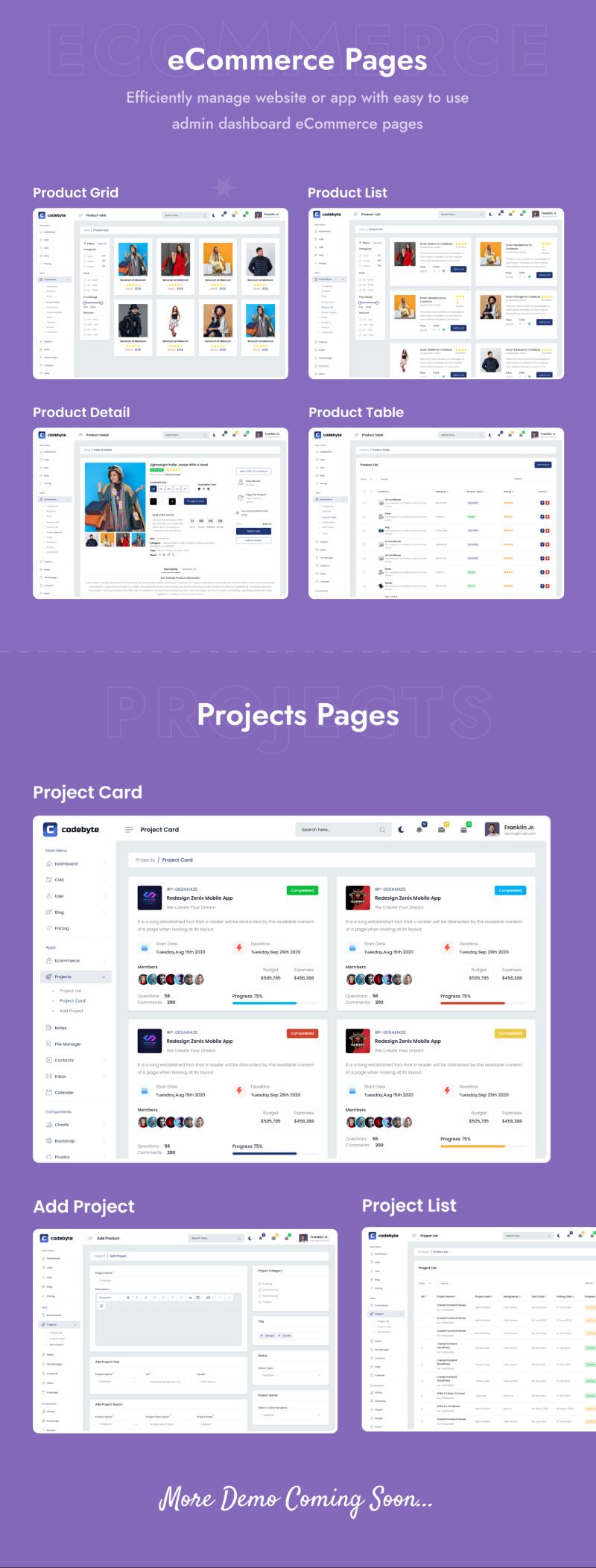CodeByte - Django Saas Admin Dashboard Bootstrap Template - Features Image 3