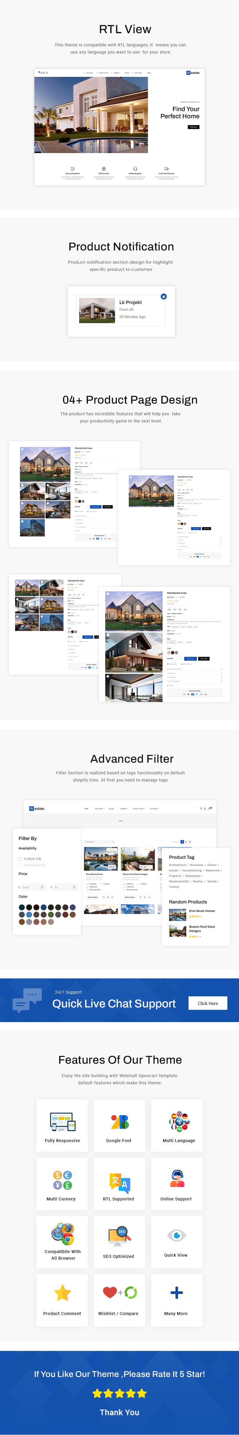 Estate - Real Estate Agency Shopify Theme - Features Image 3