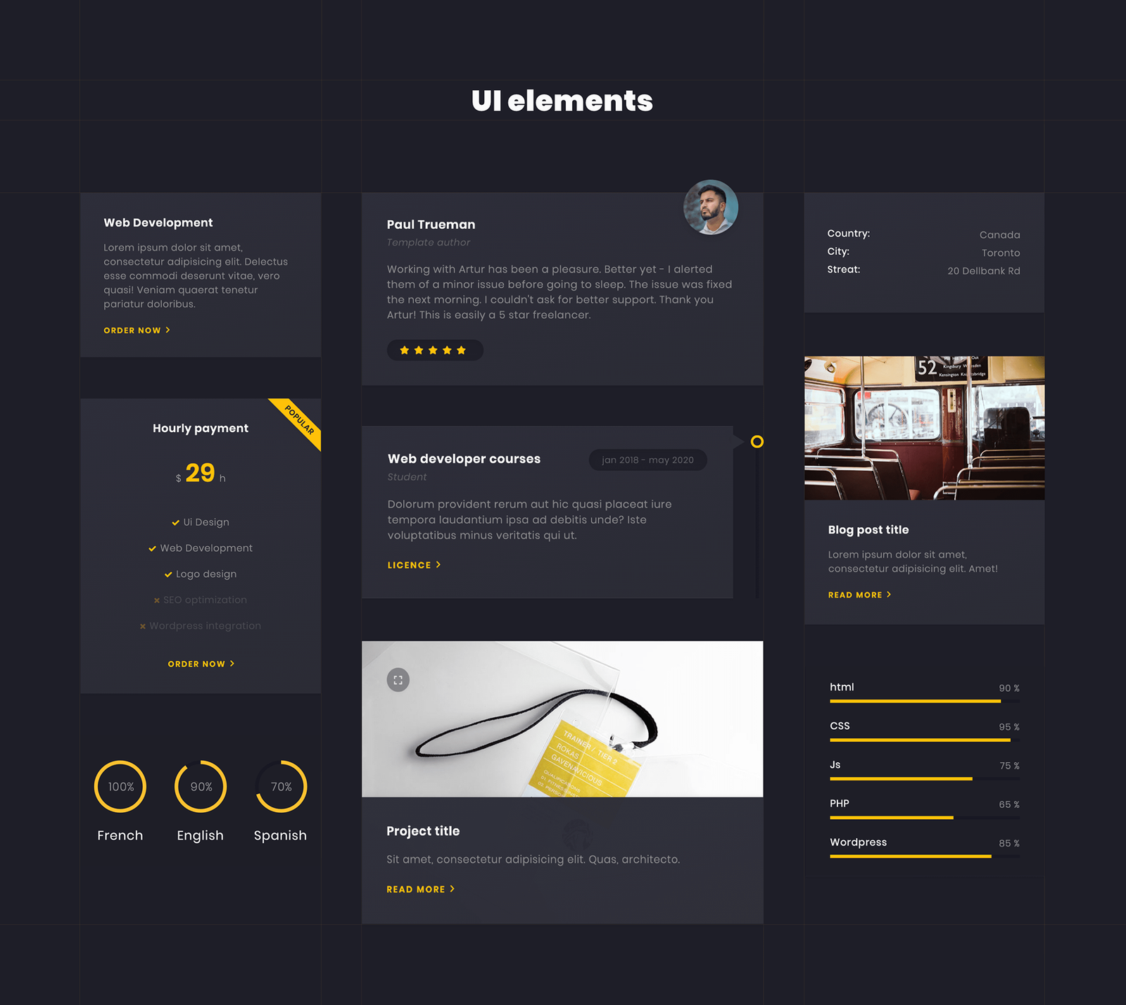 Arter - Personal Portfolio & Resume React NextJS Template - Description 2