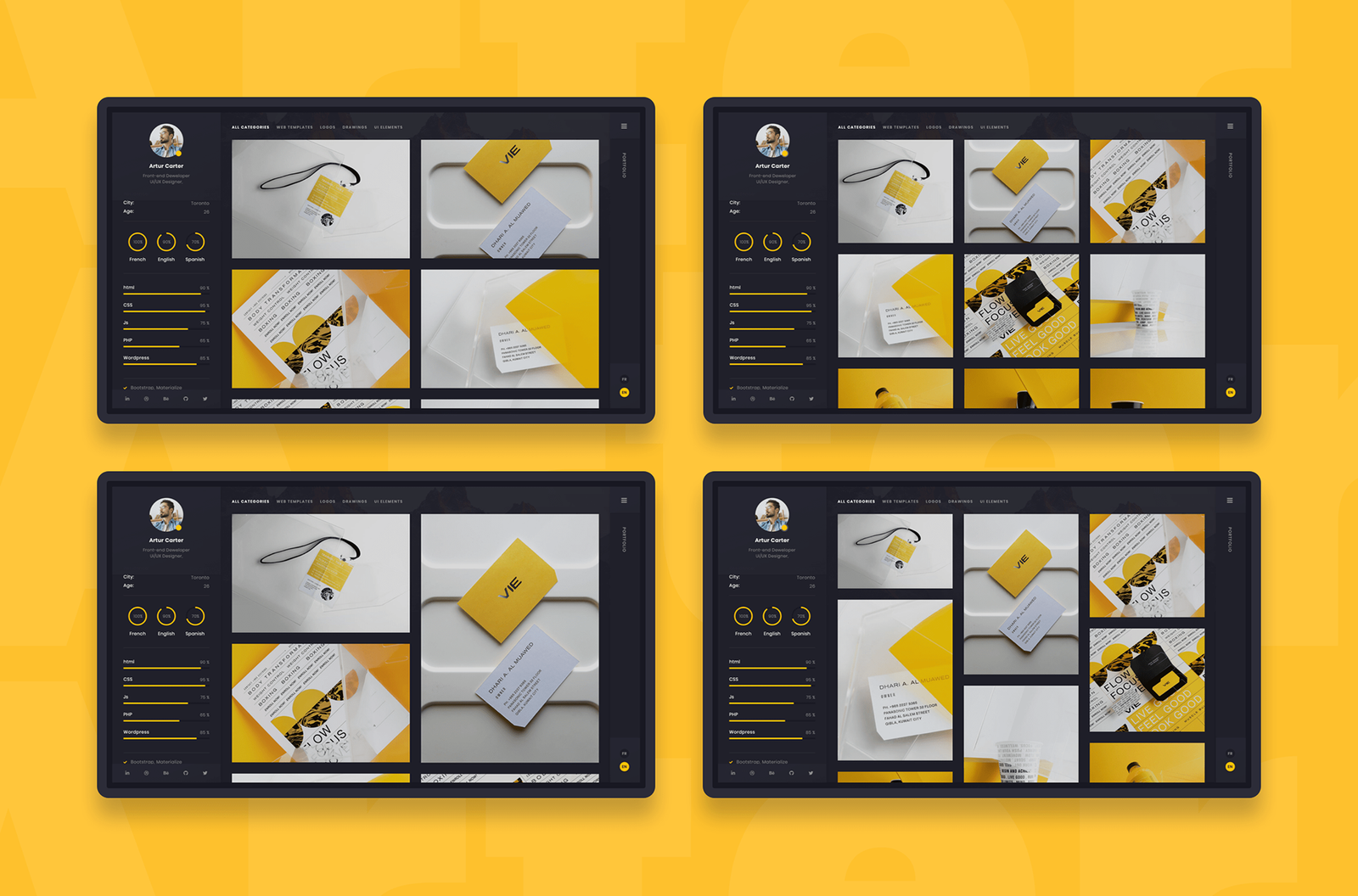 Arter - Personal Portfolio & Resume React NextJS Template - Description 5