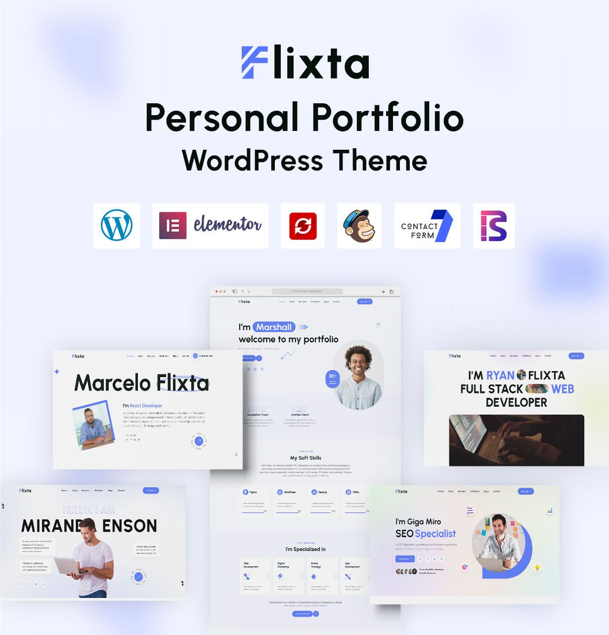 Flixta - Personal Portfolio WordPress Theme - 4
