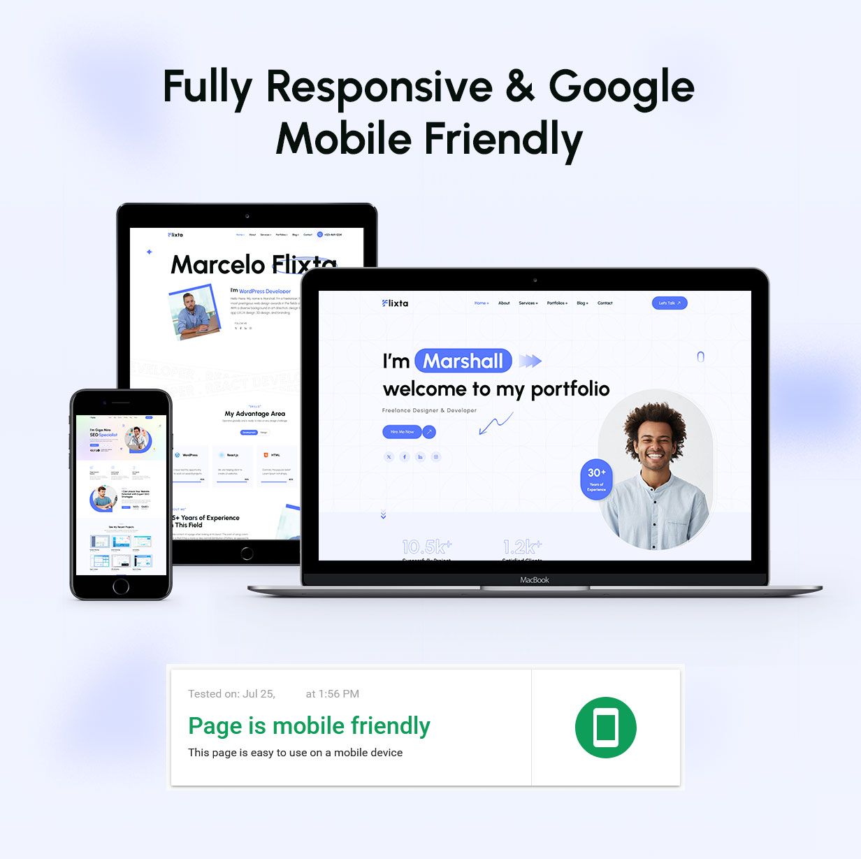 Flixta - Personal Portfolio WordPress Theme - 8