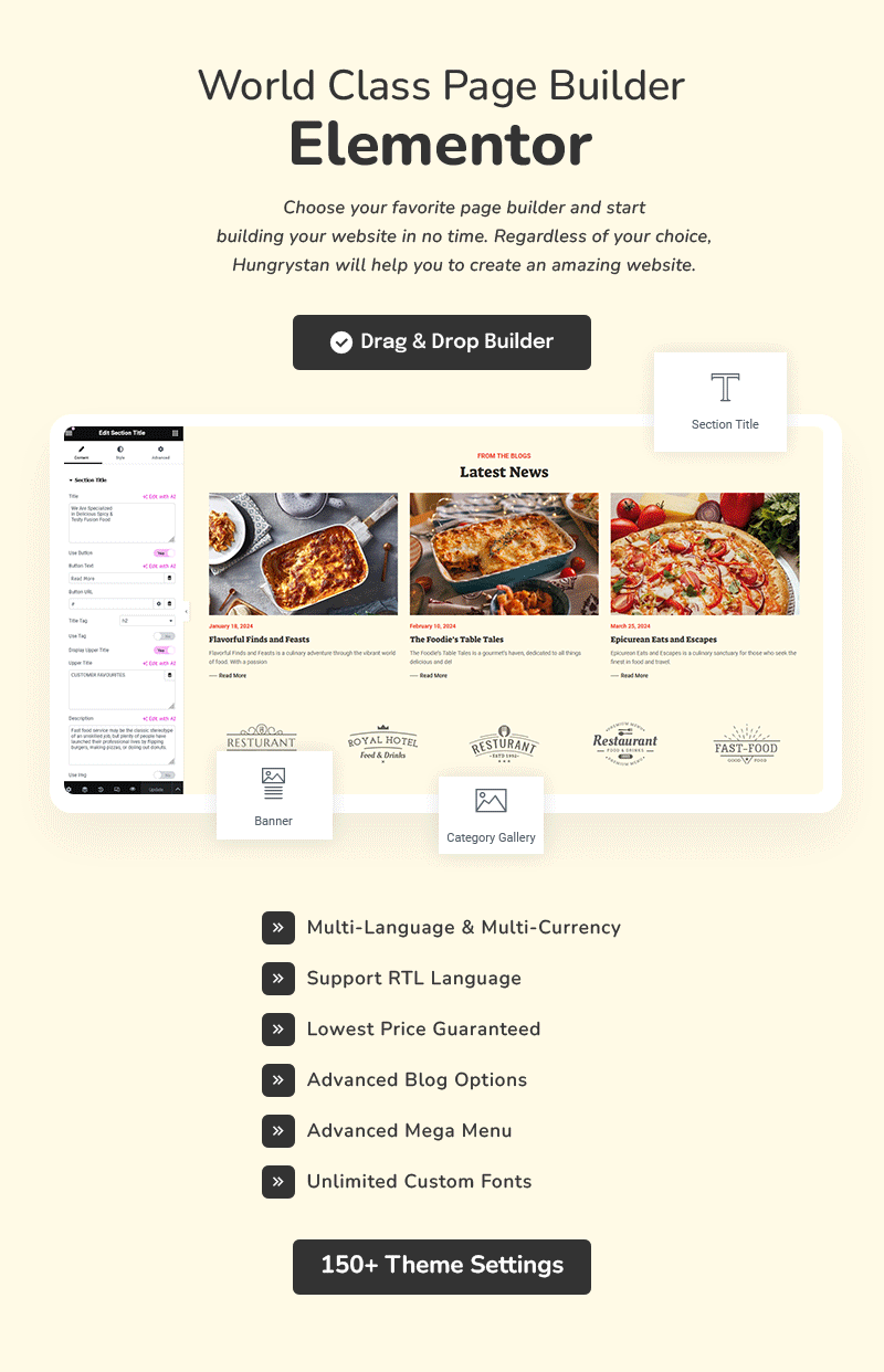 Hungrystan - WooCommerce Theme For HoReCa, Fast Food, Cafes & Restaurants - Features Image 5