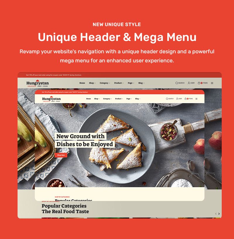 Hungrystan - WooCommerce Theme For HoReCa, Fast Food, Cafes & Restaurants - Features Image 10