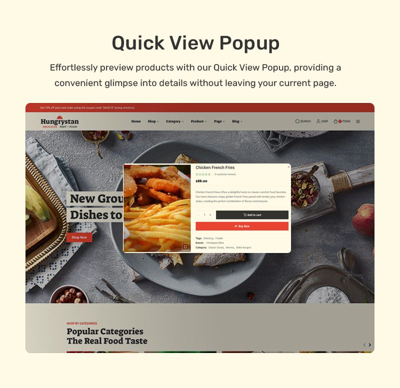Hungrystan - WooCommerce Theme For HoReCa, Fast Food, Cafes & Restaurants - Features Image 13