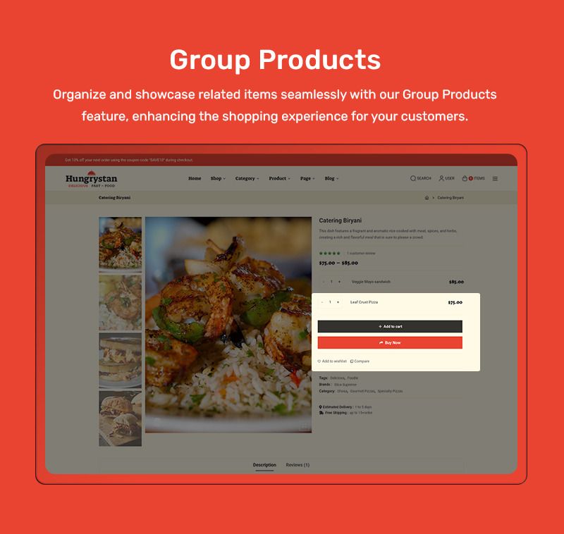 Hungrystan - WooCommerce Theme For HoReCa, Fast Food, Cafes & Restaurants - Features Image 14