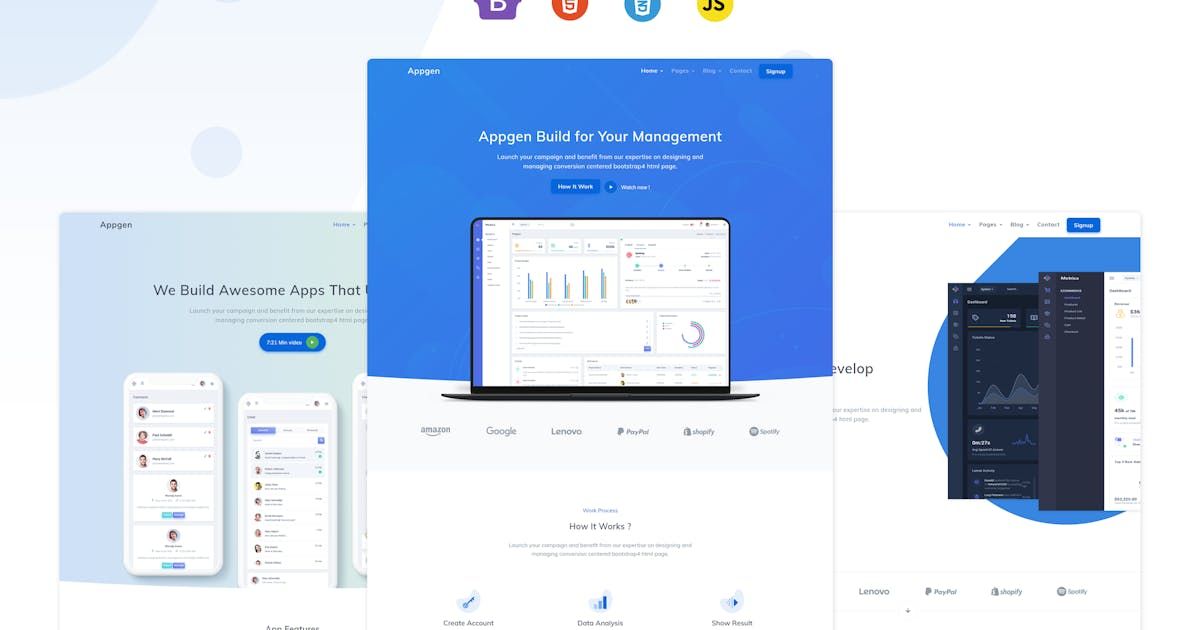 Appgen - App, Saas & Software Bootstrap Template
