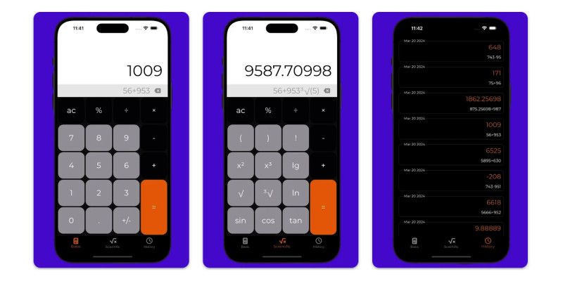 Basic and Scientific Calculator Flutter App by Meheksoft