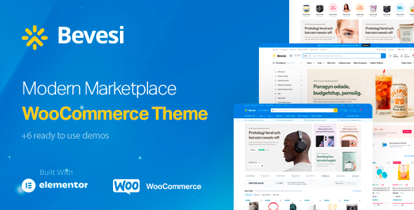 Bevesi - Multi-Vendor and Marketplace WooCommerce Theme