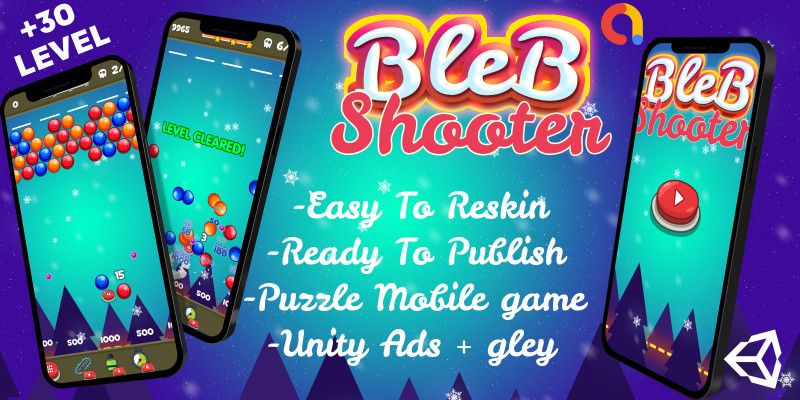 Bleb Shooter Unity Game by Inassdream13