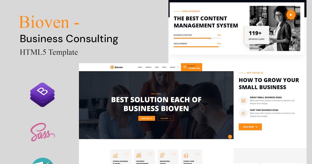 Business Consulting HTML5 & Bootstrap Template