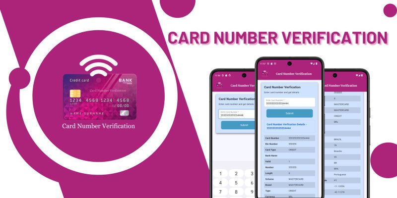 Card Number Verification  - Android by I15tech