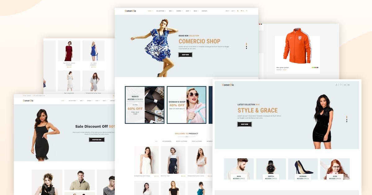 Comercio - Fashion Shop Ecommerce HTML Template