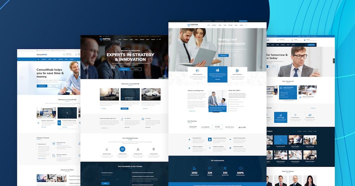 Consult HUB - Business Consulting Template
