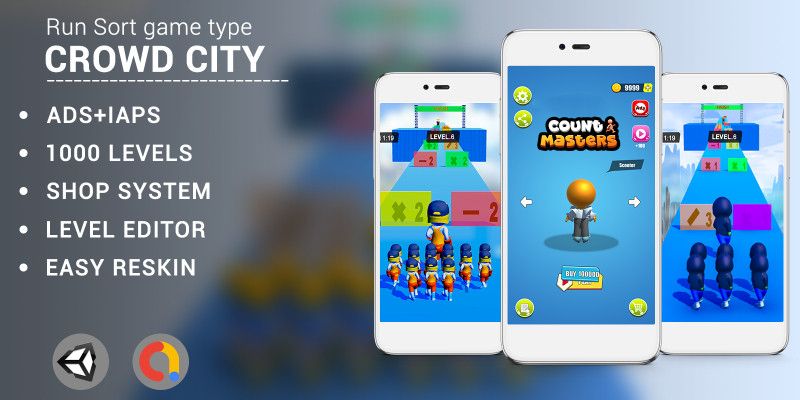Count Masters: Stickman Crowd Runner Unity Source  by AsadUllahDev