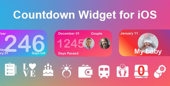 CountDown Widget for iOS