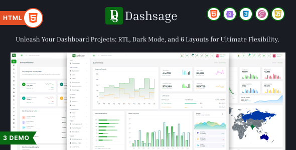 Dashsage – Bootstrap 5 Admin & Dashboard Template