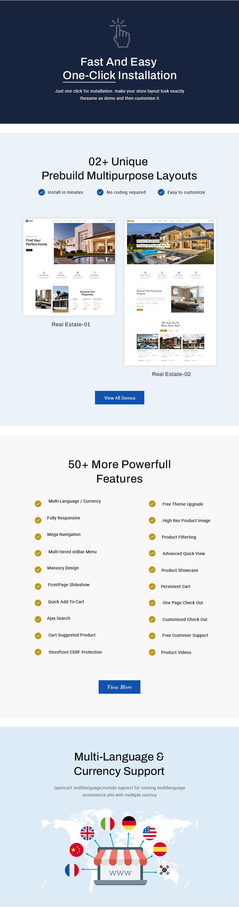 Estate - Real Estate Agency Shopify Theme - Features Image 1