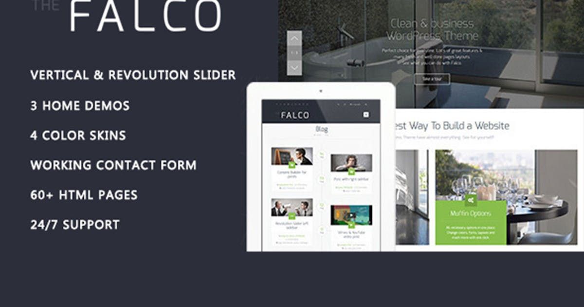 Falco - Responsive Multi-Purpose HTML Template