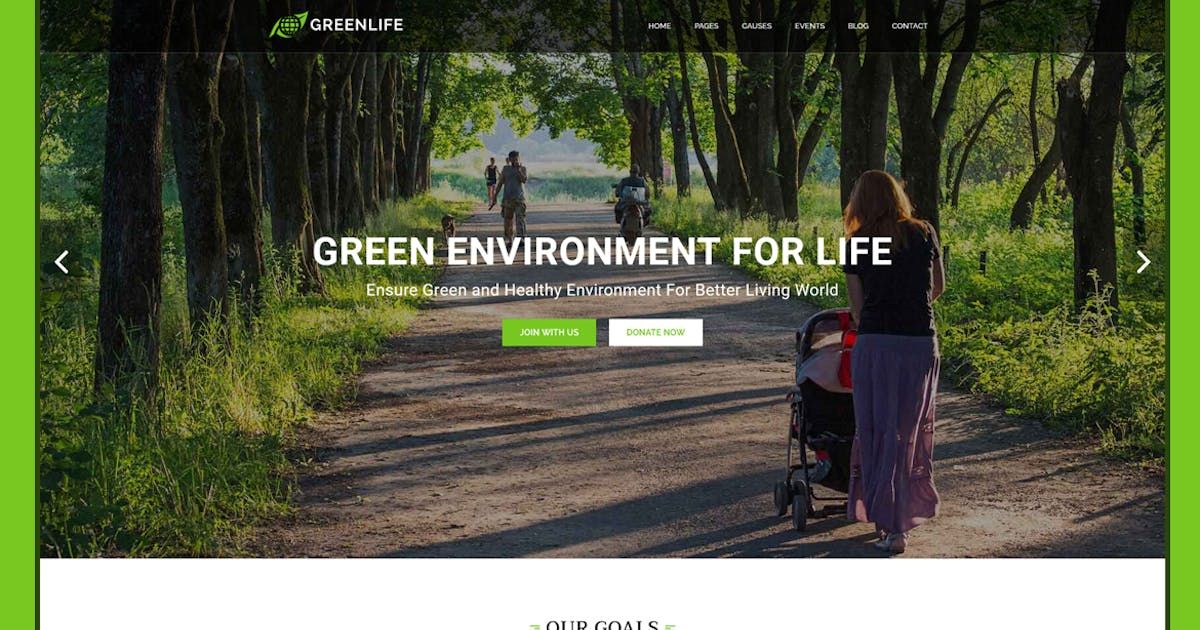 Greenlife - Nature & Environmental Template