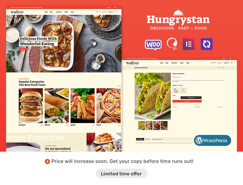 Hungrystan - WooCommerce Theme For HoReCa, Fast Food, Cafes & Restaurants - Features Image 1