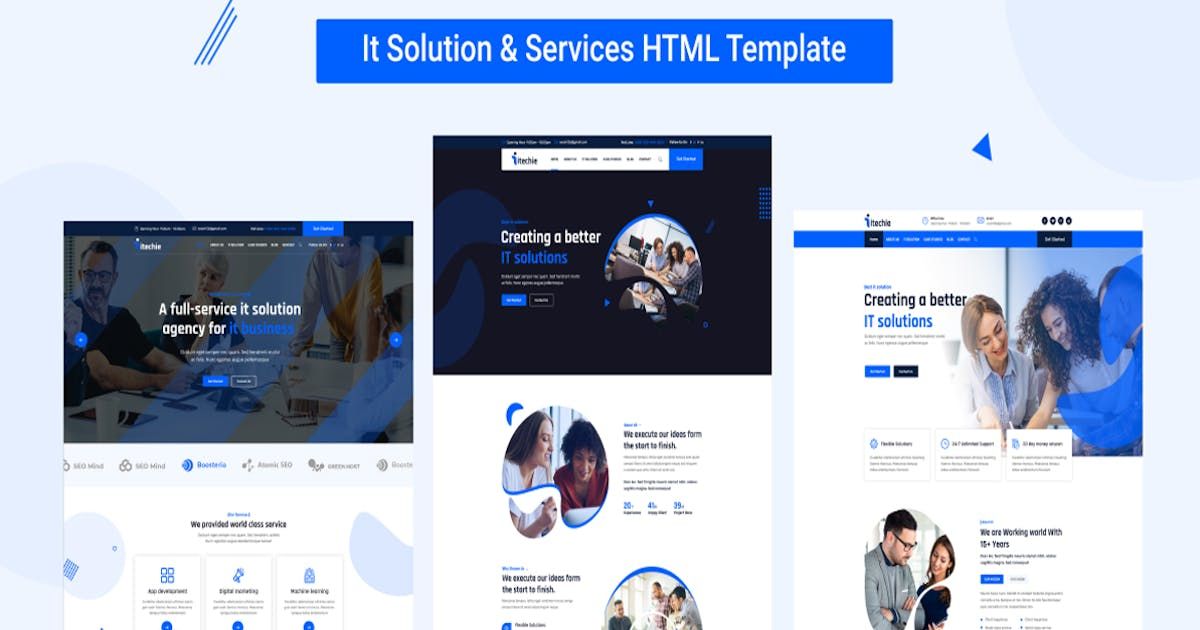 IT Solutions and Services Bootstrap template