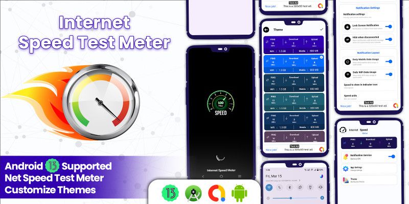 Internet Speed Meter - Android App Template by GSBusiness