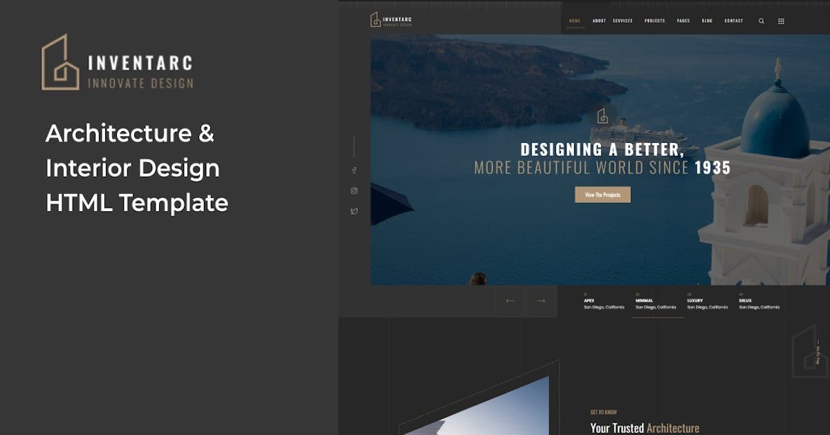 Inventarc - Architecture & Interior HTML Template