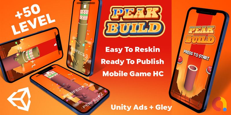Peak and Build Unity App Template by Inassdream13