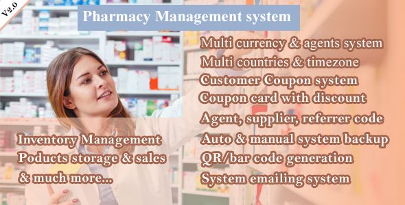 Pharmacy Management System, bootstrap POS CMS image