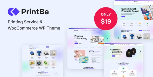 PrintBe - Printing Service & WooCommerce WP Theme
