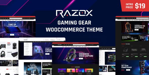 Razox - Gaming Gear WooCommerce Theme