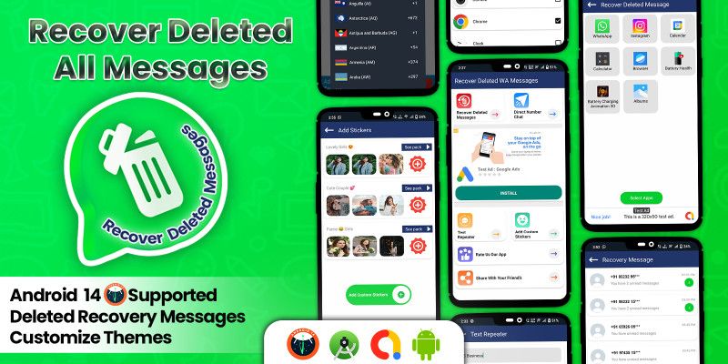 Recover Deleted Messages - Andoid App Source Code by GSBusiness - code ...
