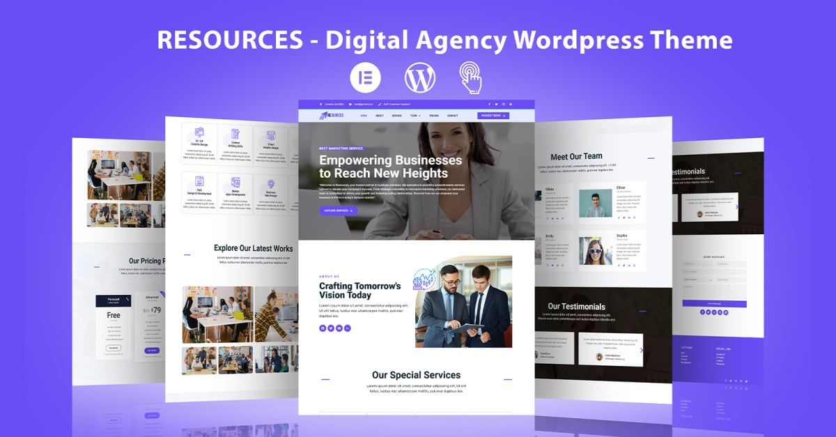 Resources - Digital Agency WordPress Theme